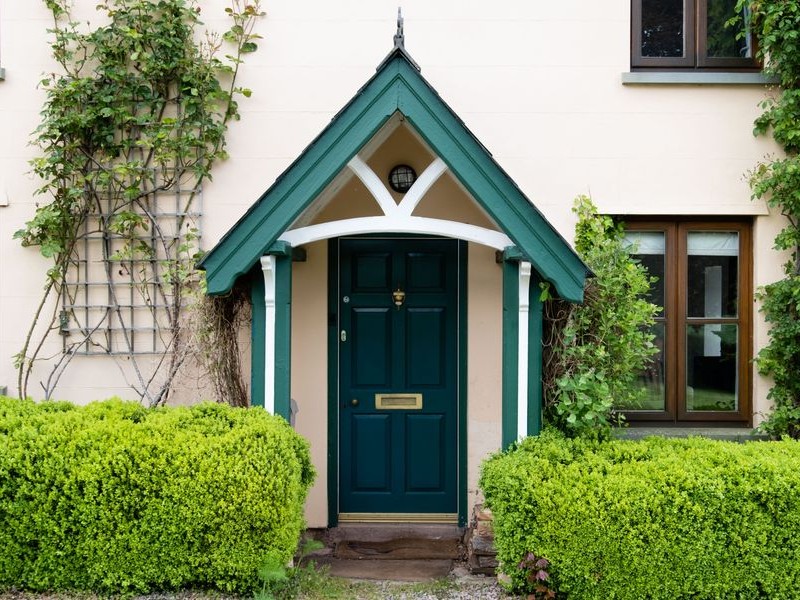 Traditional lime render on a period UK property
